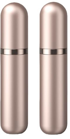 Lammcou 5ml Travel Perfume Atomiser, Refillable Portable 2pack