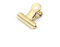 Coideal Petits Pince Bulldog Doré - 30 Pièces 22mm Pince à Dessin Pince Métallique à Reliure Livre Doré pour Papier Scrapbooking, Magasins, Bureau à Domicile