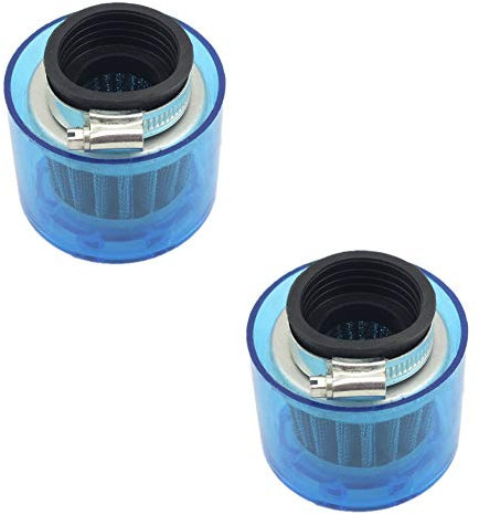 YOFMOO Filtro aria 35 mm, copertura in plastica impermeabile per moto, ATV, quad, scooter, Go Kart, ciclomotore, Pit Dirt Super Pocket Bike, 50 cc-90 cc, 110 cc, 125 cc, universale, confezione da 2