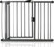 Bettacare Auto Close Pet Gate, 111cm - 118cm, Slate Grey, Pressure Fit Stair Gate for Dog & Puppy, Safety Barrier for Doors Hallways and Spaces, Easy Installation