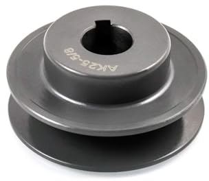 QWORK Single Groove Web Sheaves, 2-1/2OD 5/8Bore V-Belt Sheave for V-Belt