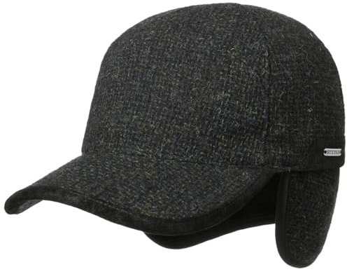 Stetson Daysville Wool Cap mit Ohrenklappen - Mütze - Stilvolle Herrencap - Made in The EU - Herbst/Winter Oliv S (54-55 cm)