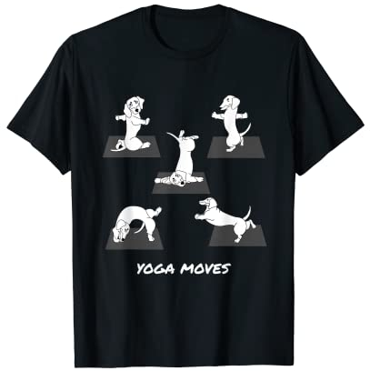 Yoga Dackel - Dachshund Liebe - Kundalini Hatha Ashtanga T-Shirt