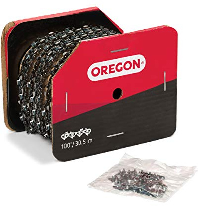 Oregon 72EXL100U 100' Reel Chainsaw Chain 3/8 Pitch .050 Gauge Full Chisel for H46-100U, 33RS100R