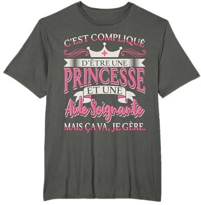 Aide Soignante Cadeau Aide-Soignante Humour T-Shirt