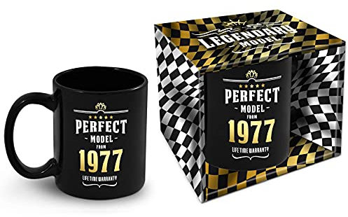 Bombo Tasse d'anniversaire avec année de naissance 1977