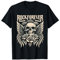 Classic Tattoo Style Skull Wings Roses ROCKFOREVER BAND T-Shirt