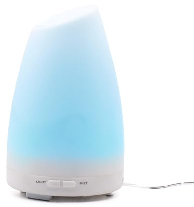Candle-Brothers elektrischer Aroma Diffusor für ätherische Öle | Luftbefeuchter Für Zuhause | Aroma Diffuser Curacao | 100ml Wassertank | Aromatherapie für Yoga