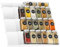 Okiuen Spice Drawer Organizer, 4 Tier Expandable Plastic Tray 30cm to 60cm Adjustable Spice Storage Organizer Insert Rack Stackable, for Spice Jars, Vitamins, Seasonings Kitchen Drawer Cabinet