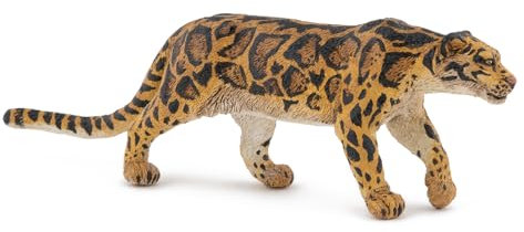 Papo - Handbemalte Figur - Wolkenleopard - Wildtiere - Sammlerstück - für Kinder - Jungen und Mädchen - ab 3 Jahren