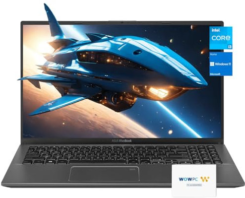 ASUS VivoBook Business Laptop, 15.6 HD Display, Long Battery Life, SonicMaster Audio, HDMI, Intel Dual-Core Processor, Thin & Light, Windows 11 (Windows 11 Home, 12GB RAM | 512GB PCIe SSD)