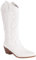 Artykey Stivali Donna Fashion Stivali Stivaletti Texani Cowboy Western Scarpe da Donna Nero Marrone Cachi 005A