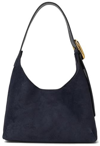 Madewell Geschwollene Schnalle Schulter Wildleder, Deep Indigo