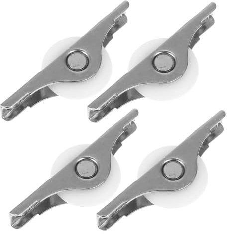 OSALADI Lot De 3 Roulettes De Rechange Pour Porte Coulissante En Métal Pour Armoire Placard Magasin Entrepôt Bureau 4 Pièces X 3
