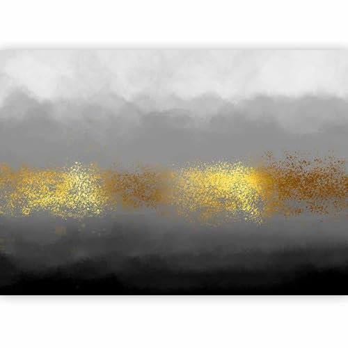 murando - Papier Peint Panoramique Intissé Abstrait 350x256 cm - Revêtement Mural pour Salon - Moderne Décoration - Gris beige marron - Moderne minimalisme abstraction salon a-A-10343-a-a