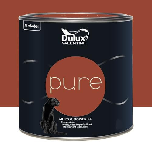 Dulux Valentine Peinture murs & boiseries Pure Brique 0,5 L
