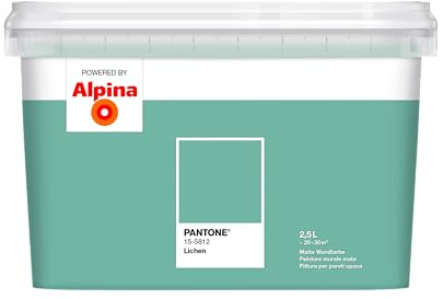 Alpina PANTONE Lichen – Wandfarbe im PANTONE-Farbton – 2,5 Liter