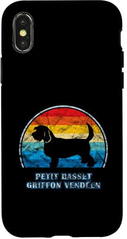 Petit Basset Griffon Vendéen Vintage Design Dog Case for iPhone X/XS