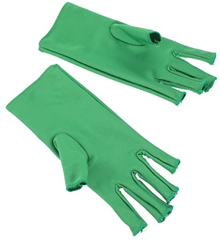 DEARMAMY Fingerlose Uv-schutzhandschuhe Für Nail Art Maniküre-kunsthandschuhe Uv-beständige Handschuhe Für Nägelshop-behandlungen