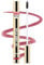 KISSIO Lip Liner Stain,Peel Off Lip Liner,Transfer Proof,Long Lasting and Waterproof,Lip Tint Tattoo,Natural Makeup Stain,Matte Finish,Coral red