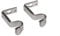 HOLIDYOYO 2pièces Supports De Rideaux Réglables Nickel Sandé Lot de Fixations Murales pour Tringles De Design Vintage Installation Facile pour Décoration Intérieure