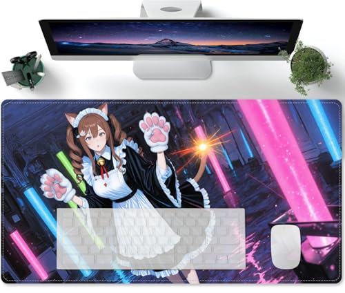 Mousepad Gaming Anime Patterns XL Non-Slip Base Reinforced Edges 600x300x3mm