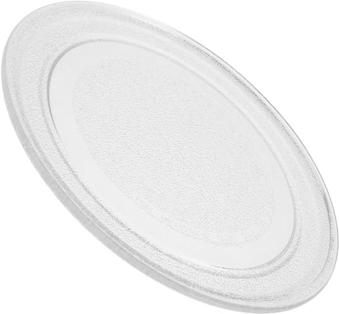 GETAJGHSD Drehteller für Mikrowelle aus Hitzebeständigem Glas 24,5cm Mikrowellenteller Zubehör Installieren und Entfernen