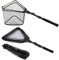 PLUSINNO Fishing Net Fish Landing Net, Foldable Collapsible Telescopic Pole Handle, Durable Nylon Material Mesh, Safe Fish Catching or Releasing (16)