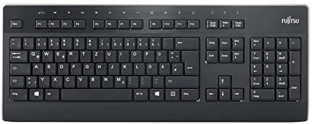 Fujitsu, usb, Verkabelt , S26381-K955-L420 Tastaturen, Einfarbig, Schwarz