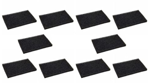 vhbw 10x Filtro de motro, filtro de espuma AEF03, 900084488-7 para aspiradoras AEG Vampyr CE 220, CE 250, CE 270, electrolux Progress, Privileg