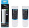 FilterLogic FFL-120F Fridge Freezer Water Filter Cartridge Replacement for Fisher & Paykel 836848, 836860, E404BRXFDU, E522BRXFDU, Maytag 67003662, RO185014, RO185011, WF60 (2 Pack)