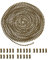 YeeBeny 192 Inch Fan Pull Chain Extension with 25 PCS Connectors, Metal Ceiling Fan Chain Connector, Stainless Steel Bead Chain(3.2mm Diameter, Bronze)