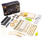 Brodevet - Kit de sushi complet nouveauté 2024, 28 pièces avec guide pratique, kit de sushi professionnel, sushi bricolage pour débutants, sushi maker, avec sets de table, baguettes sushi, kit de