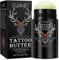Tattoo Creme Tattoo Butter 75g Vegane Tattoopflege Balm Rotierende Ausführung Belebt alte Tattoos, versorgt neue Tattoos mit Feuchtigkeit – Tägliche Pflege & Aftercare Creme Tattoo