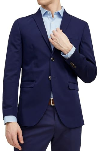 JACK & JONES Herren Jprfranco Blazer Ps Noos Sakko 12156000 ,Medieval Blue ,62