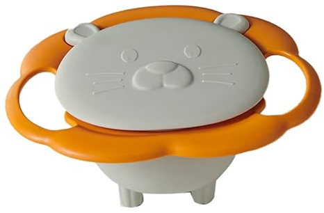 Bol Anti Renversement Bebe, Bol Bebe, Bol Anti-déversement Bol pour bébé Bol magique bol gyroscopique avec Rotation à 360 Degrés Assiette Bebe Assiette Bébé Bol d'alimentation