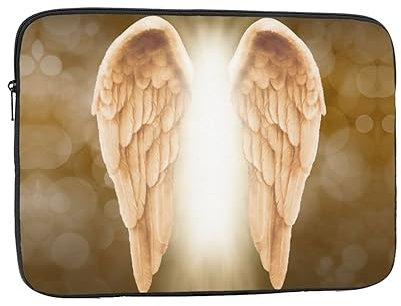 Angel Wing Print Laptop Sleeve Fashion Lightweight Laptop Case Computer Bag For 10-17 Inch Notebook Tablet 10 Inch
