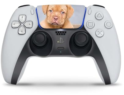 Skins4u Skins selbst gestalten Dein Bild PS5 TouchPad Controller Sticker Skin Gamepad Wunschbild Wunschtext selber gestalten (TouchPad Sticker PS5)