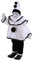 Dualoai Porzellan Clown Puppe für Kinder Spielzeug Geschenke Halloween Weihnachten Home Decor # 4
