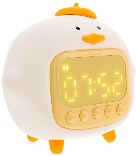 Garneck Wecker Kinder Nachtlicht Schlafzimmerlampe Kinderzimmer Nachtlicht Digitaluhr Mit -nachtlampe