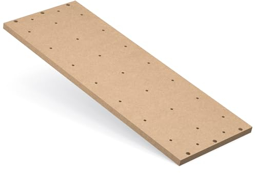 Genmitsu Gewindeeinsätze 2040 MDF-Spoilboard für Genmitsu 4040-PRO CNC-Maschine, X-Achsen-Verlängerung oder Ersatzplatine, einteilig, Größe 600 x 220 x 15 mm