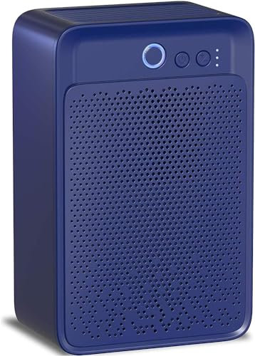 NOALED Deshumidificador, Mini deshumidificador para el hogar, Dormitorio, baño, sótano, Armario, RV, Garaje, 900 ml, silencioso, deshumidificador eléctrico portátil pequeño