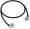 RIIEYOCA 90 Degree Right Angle HDMI Male to 90 Degree Right Angle HDMI Male, 48Gbps High Speed 2.1 Extension Coil Cable Supports 8K@60Hz, ARC,3D for DVR, HDTV, Roku Ultra（0.5M）