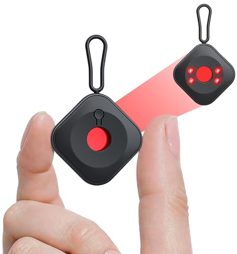 KINGDANS Versteckte Kamera Detektoren, Mini Detektor Kamera Finder LED-Gerät-Detektor mit Infrarotsichtgeräten, Lange Akkulaufzeit, tragbar für Hotels und Badezimmer (Schwarz)