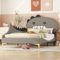 FEZTOY Bett 90x200 mit Lattenrost Kinder Mädchen Einzelbett, Kinderbett, Dinosaurierform, Bettgestell, Jugendbett, Bett für Jungen und Mädchen, PU, ohne Matratze