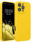 kwmobile Case Compatible with Apple iPhone 16 Pro Max Case - Slim TPU Silicone Phone Cover - Soft Touch Finish - Radiant Yellow