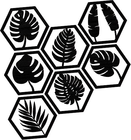 OSALADI 1 Ensemble Sticker Mural Ornement De La Maison Hexagone Décor Stickers Muraux Salon Mur Hexagone Autocollant Décor À La Maison Fournitures Pour La Maison Papier Peint Amovible