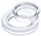 SOUTHJIELING Standard-Größe, Silikon-Regenschirm-Loch-Ringstopfen und Set für Glas, Outdoor, Terrasse, Tisch, Hof, 5,1 cm (transparent)