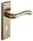 Designer Levers - Minerva Lever Lock Door Handle Antique Brass