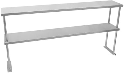 KuKoo Gastronomie Edelstahl Aufsatzbord Aufsatzboard Edelstahl Regal